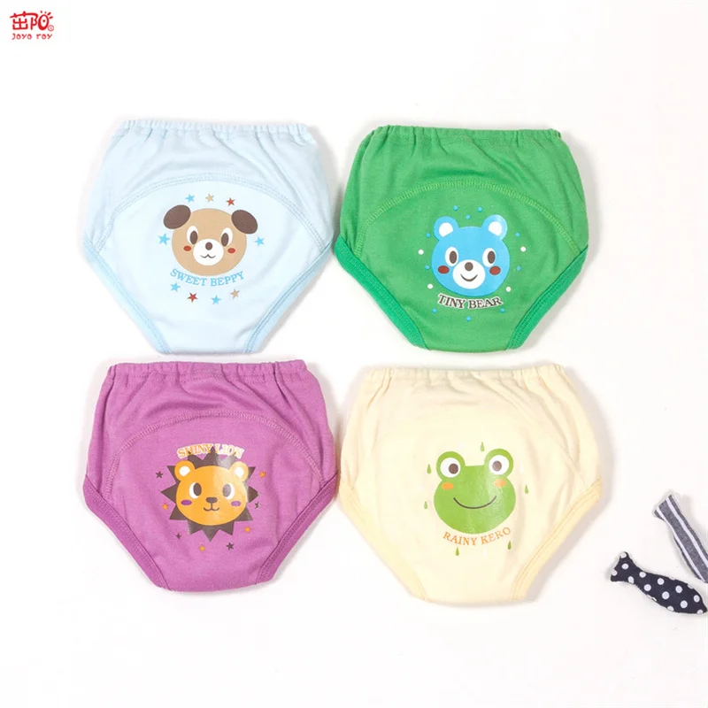 Baby Waterproof Reusable Training Pants Cute Cotton Baby Diaper Infant Shorts Nappies Panties Nappy Changing Underwear Cloth New