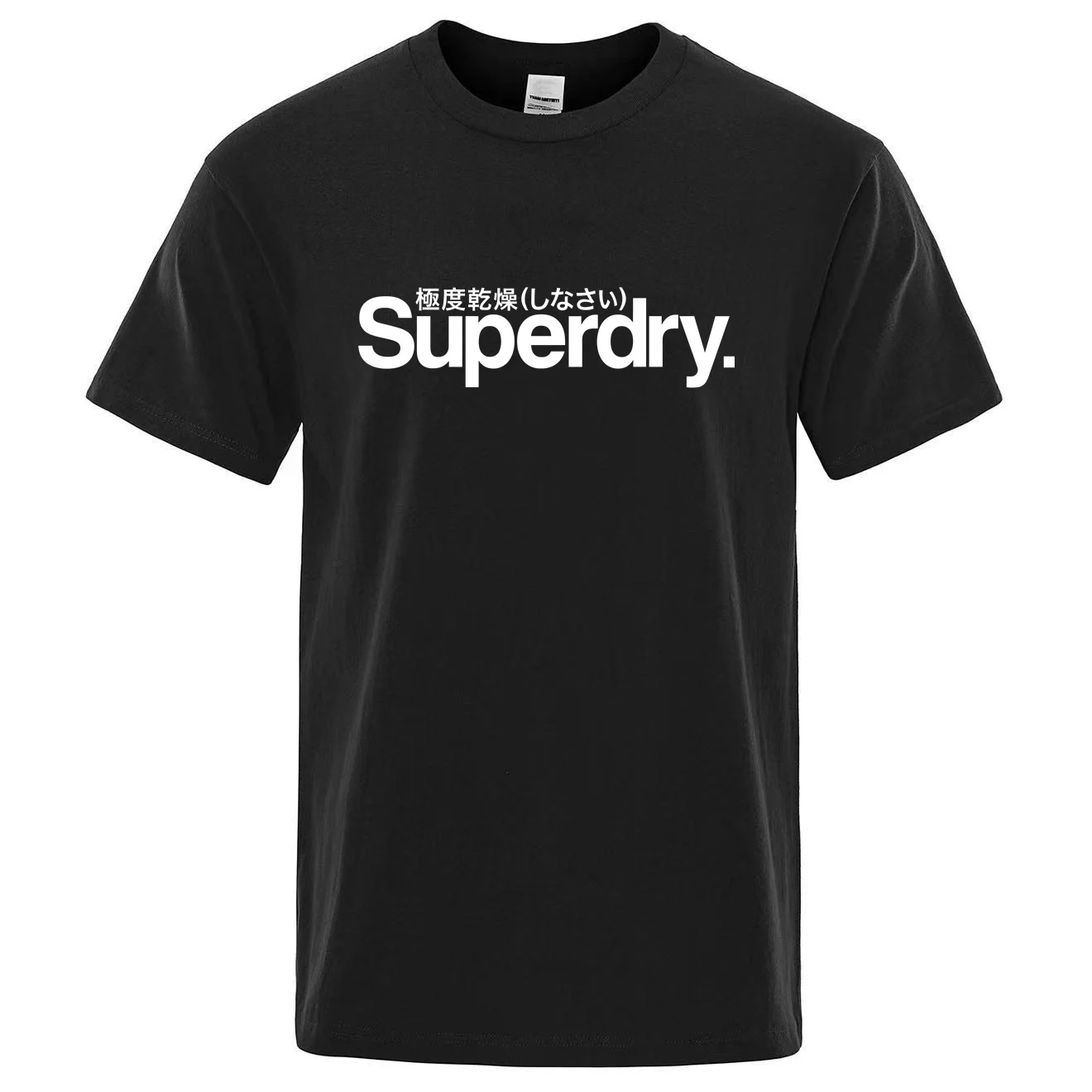 Superdry Printed Men\'s Summer 100% Cotton Comfortable, Breathable, Casual, Fashionable Retro T-shirt Outdoor Men\'s Street Clothi