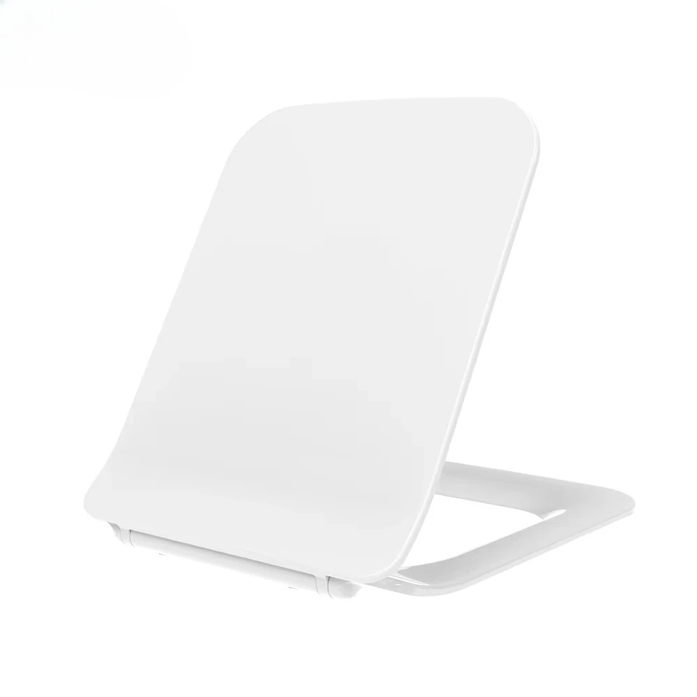 High Quality Large Size Square UF Soft Close WC Toilet Seat Cover