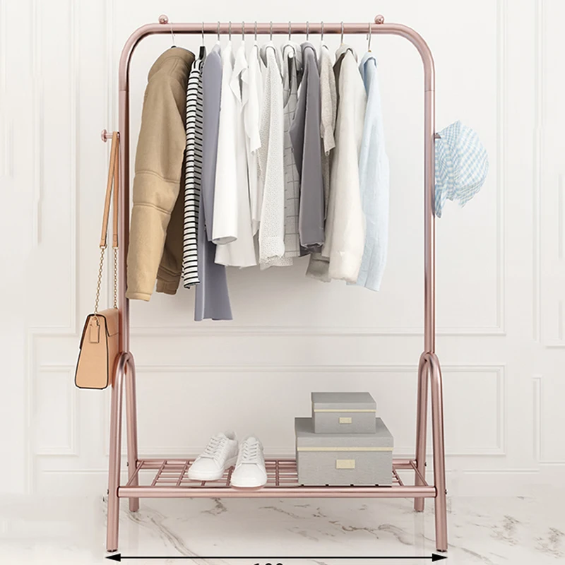 

Gold Coat Rack Space Saver Metal Hanger Storage Bedroom Entrance Clothes Rack Hallway Dressing Room Porte Manteau Room Furniture