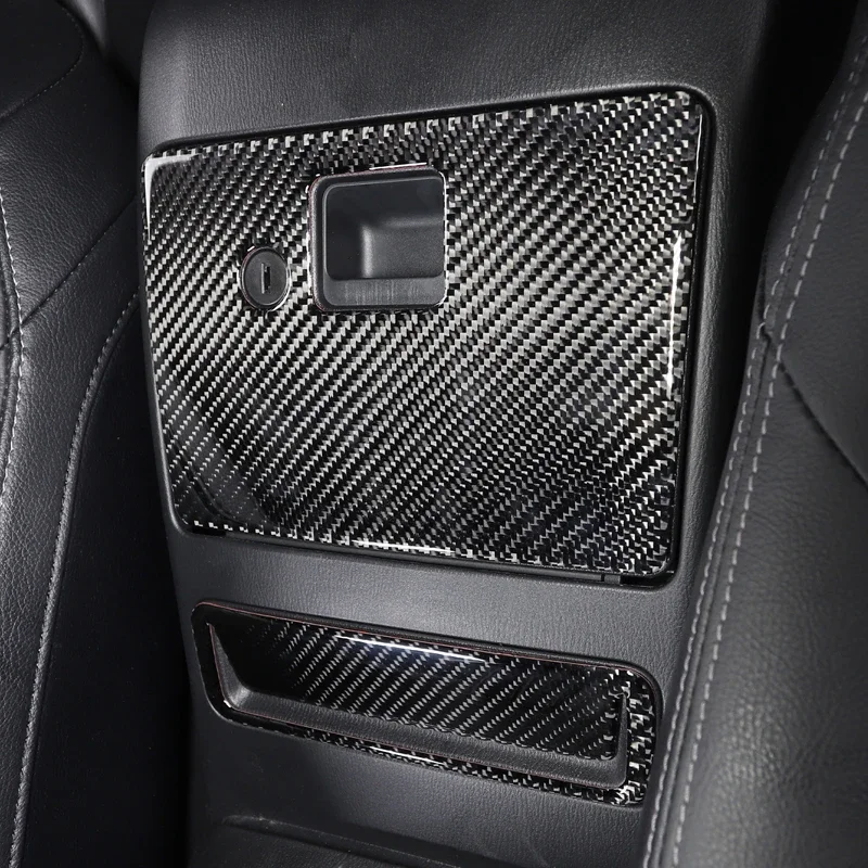 Suitable For 2016-2023 Mazda MX-5 soft carbon fiber car central control storage box rear panel sticker car protection accessorie