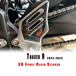 For Tracer 9 Tracer 9GT 2022 2023 Accessories Motorcycle 3D Epoxy Resin Sticker protection decal stickers