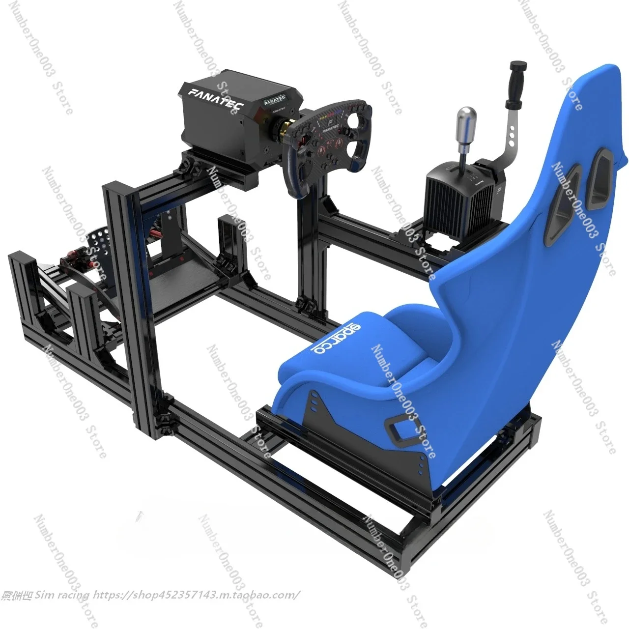 Analog Racing Bracket Aluminum Profile Rig Logitech G FanatecDDProCSLDD1 Sol Cockpit
