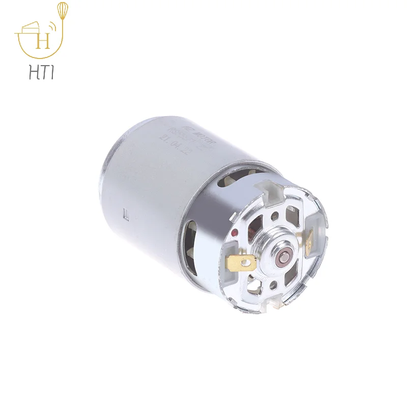 21V RS550 Motor Brushed Motor 14 Teeth Suitable For 4/6 Inch Cordless Mini Logging Saw Chainsaw Power Tool Accessories
