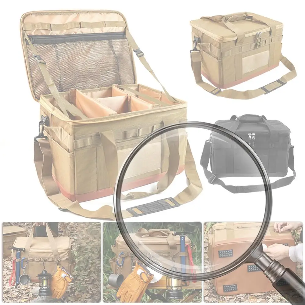 

30л органайзер для походной посуды большой емкости сумка для хранения кухонной утвари для кемпинга складной съемный UtilCamping доступ