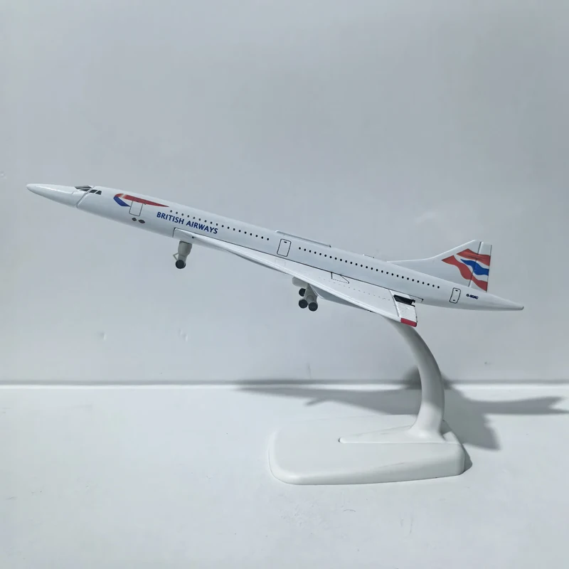 

JASON TUTU 20CM Diecast Metal Planes British Airways Concorde Aircraft Model Planel Airplane Collect Gifts