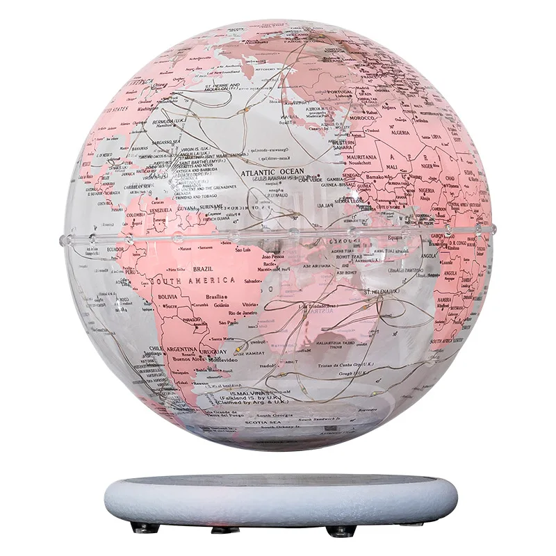 Lampa stołowa z magnetyczną lewitacją, kreatywna dekoracja na biurko, ozdoba, czarna technologia, prezent urodzinowy, ekskluzywny prezent.