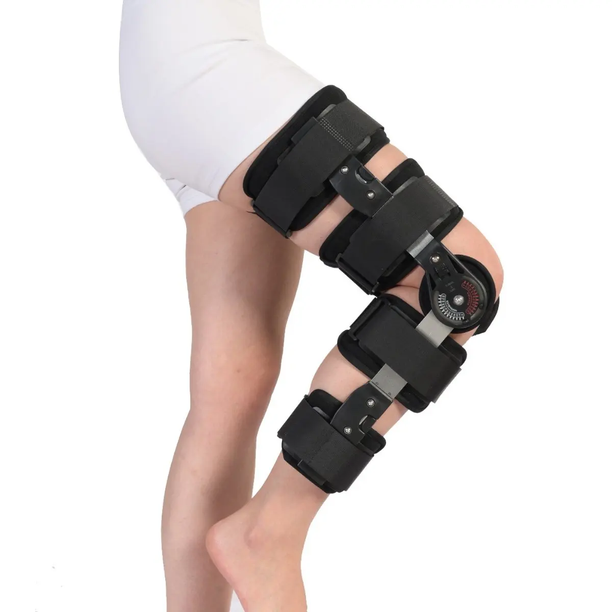 

New Model Orthopedic Support Stabilizer After Surgery Adjustable Hinged Knee Brace For Recovery Joint Fixation Ligament Injury