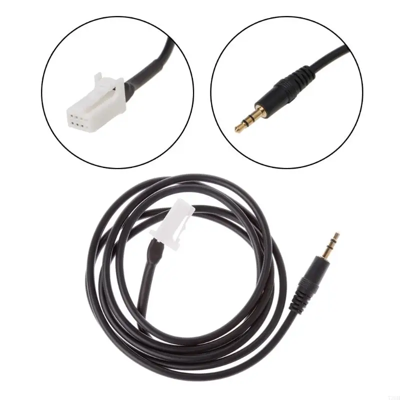 T3ED 8 Pin 3.5mm AUX Cable Adapter o Car Music Plug For Suzuki Jimny for Vitra