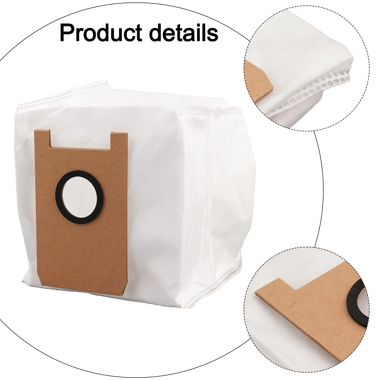 Dust Bag Replacement Vacuum Cleaner Bags For Homes With Children Sturdy Construction Hygienic Floors Convenient Usage