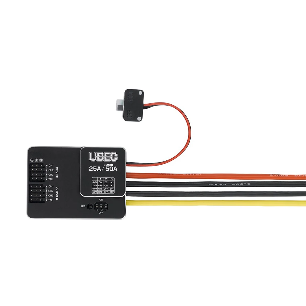 Original Hobbywing UBEC Powerful Core Component 25A/50A 3S~18S LiPo 10A(3-14S) 3A(2-6S)