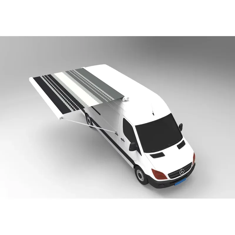 For Awnlux Exterior RV Camper Awning Accessories Waterproof Fabric Electric Caravan Roof Type RV Awning Sun Shade view 3