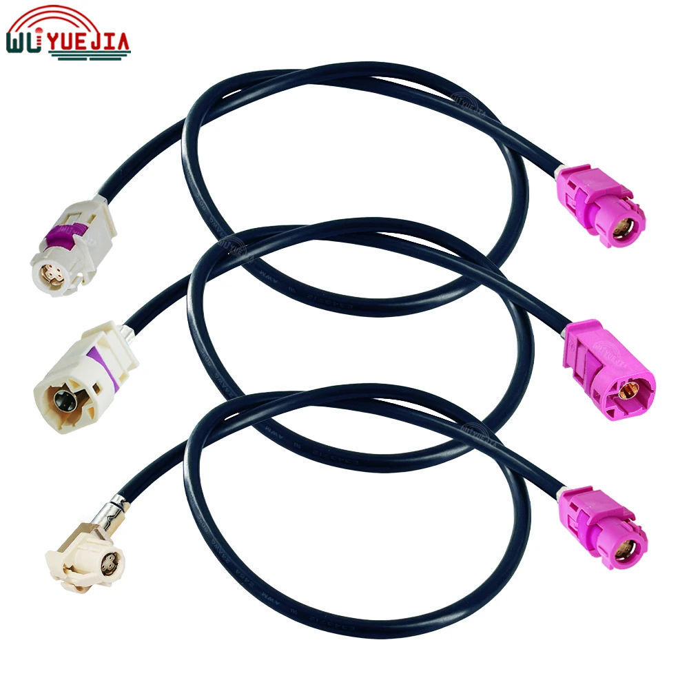 1Pcs White HSD 4 Pin B Female to Code H Female Jack Connector High Speed Data HSD LVDS Cable 4 Core 535 Line Wire Harness Custom