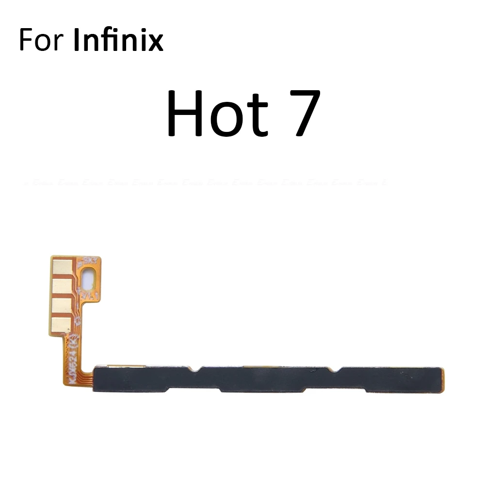 Switch Power ON OFF Button Flex Cable Ribbon For infinix Hot 7 Pro 8 Lite 9 Play Mute Silence Volume Key Parts