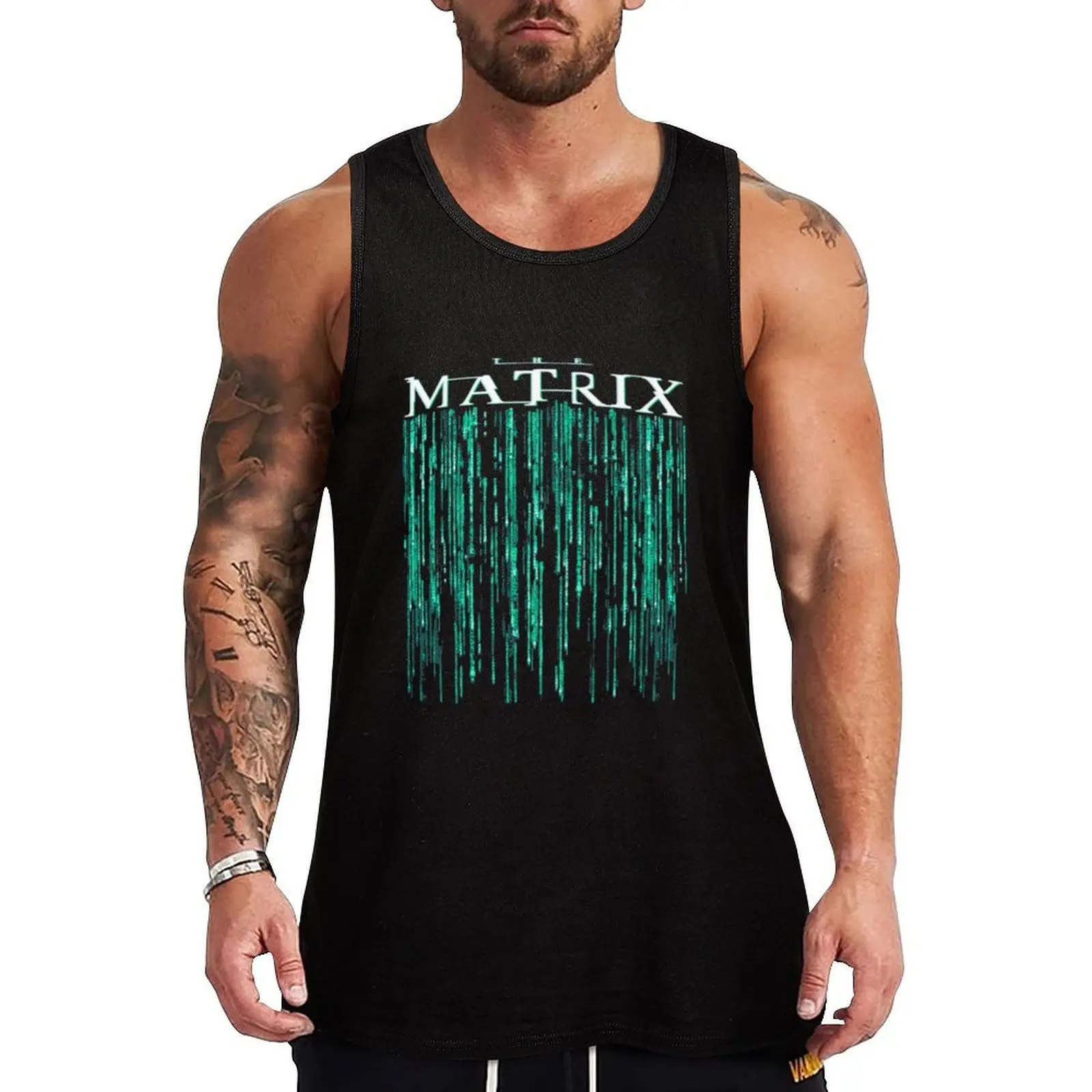 Le logo du film Matrix Code 4 |   Résurrections |   Débardeur 2021 Confortable et Extensible Coupe Décontractée Sans Manches