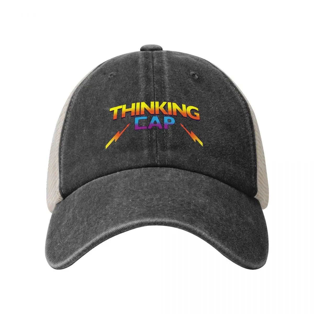 Thinking Cap Cowboy Mesh Baseball Cap party Hat fashionable Caps For Women Men's