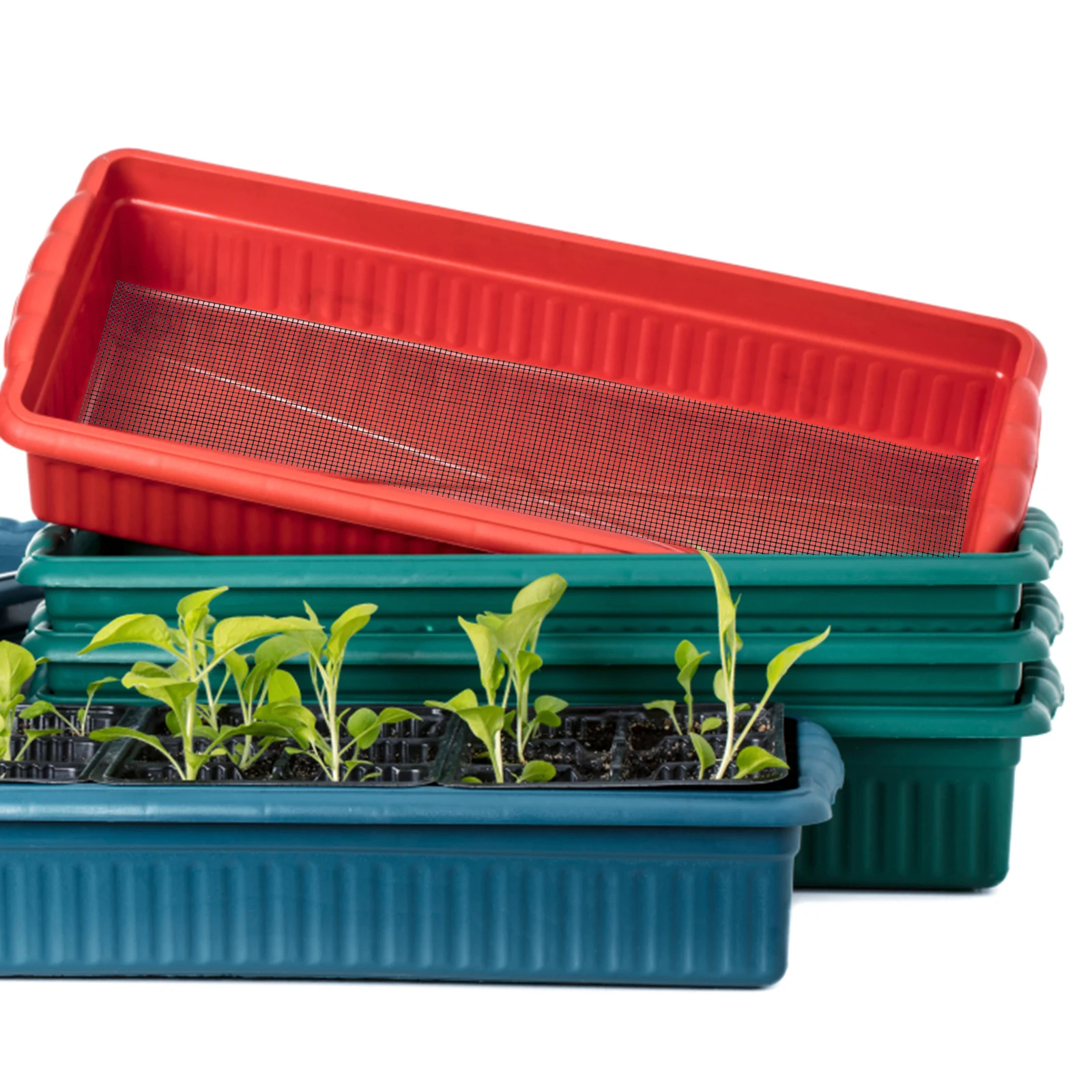 

25Pcs Flowerpot Mesh Pads Breathable Fiberglass Pot Bottom Net Garden Drainage Gaskets Plant Pot Cushion Plant Soil Protection