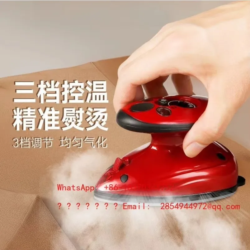 2027   Portable Mini Electric Iron, Home Travel Small Ironing Machine, Intelligent Temperature Control Handheld Ironing Device
