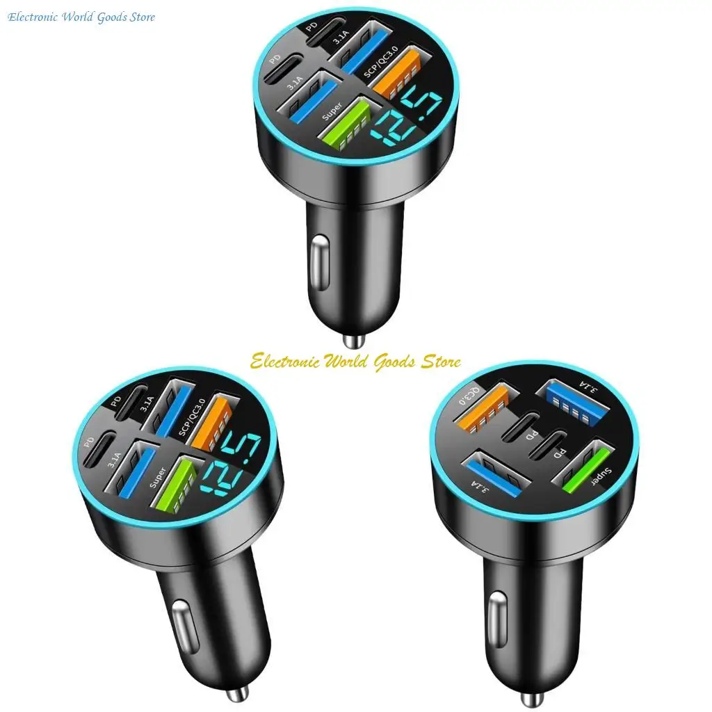 

A3PD Total 66W QC3.0 Intelligent Car Multi Port Rapid Car Charging Solution