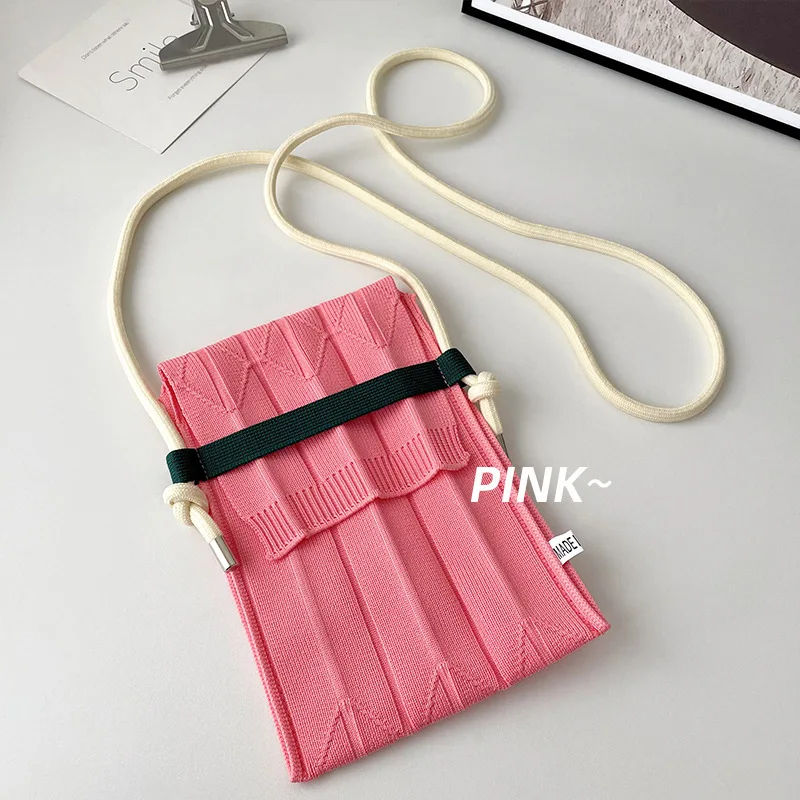 Purses and Handbags Korean Version Small Square Bag Shoulder Crossbody Bag Phone Bag Lovely and Sweet Fashion All-match