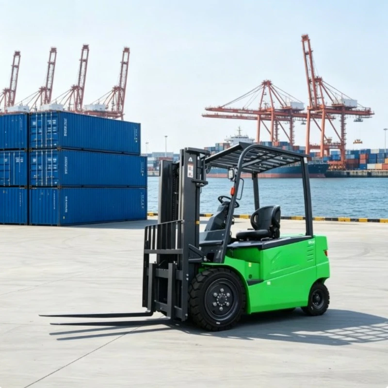 1.5/2/2.5/3 Ton Stable Voltage Output Lithium Electric Forklift No Power Drop Heavy Weight Goods Lifting Handling Machine
