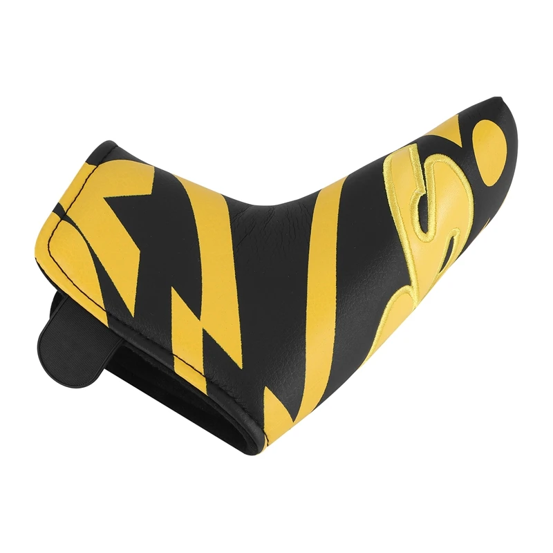 

Golf Club Blade Putter Cover Headcover With PU Leather Closure,Yes Printed Patterned Golf Accessories