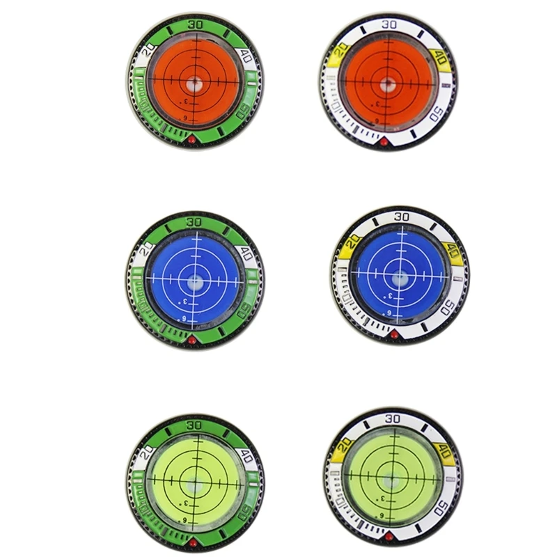 

Golfball Marker Golfs Putt Green Reader Bubble Levels Measuring Tool Enduring