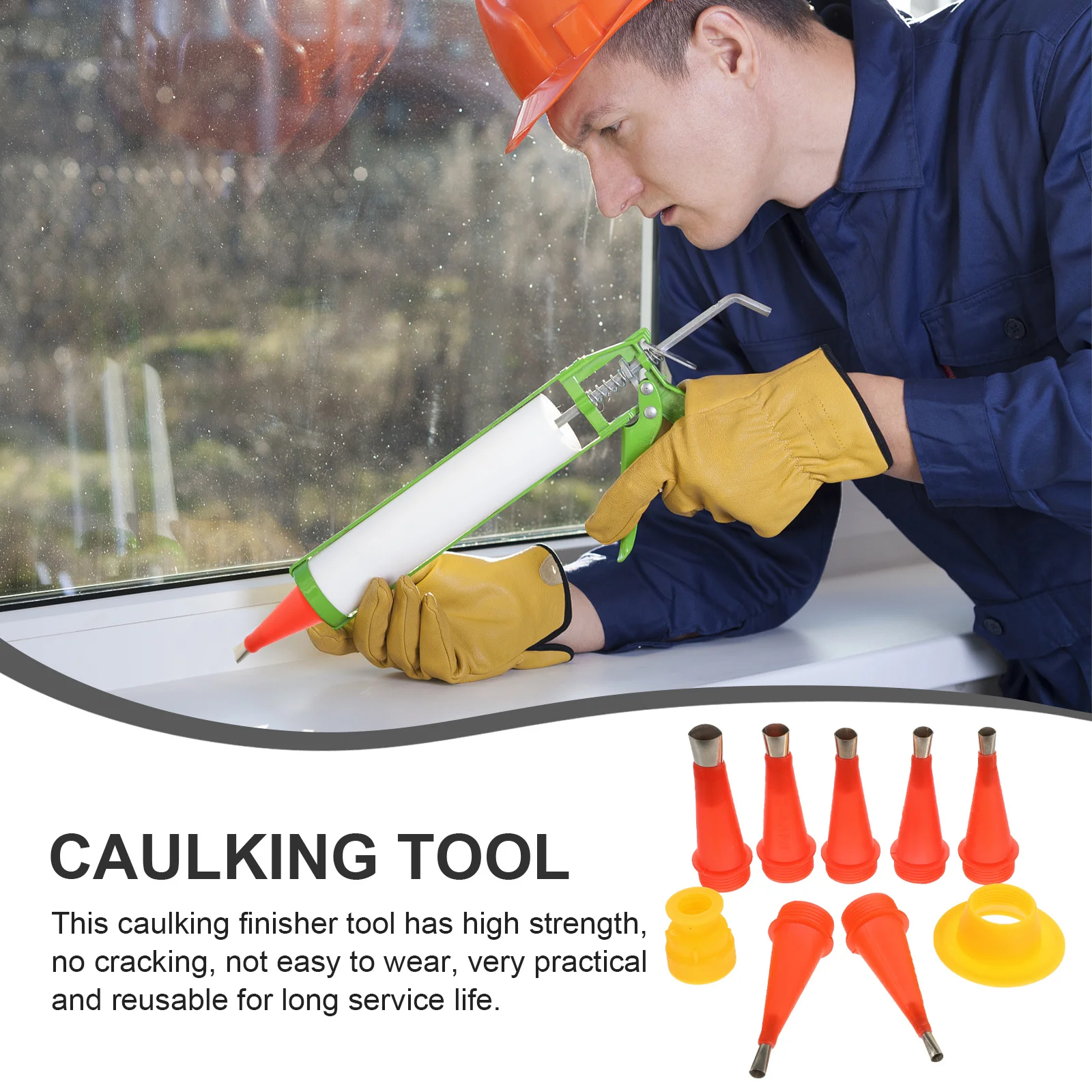 1 مجموعة الفولاذ المقاوم للصدأ سيليكون فوهة عدة 5 مللي متر 6 مللي متر 7 مللي متر 9 مللي متر 10 مللي متر 12 مللي متر 14 مللي متر قابلة لإعادة الاستخدام نصائح للمنزل المطبخ الحمام تسرب المياه #4