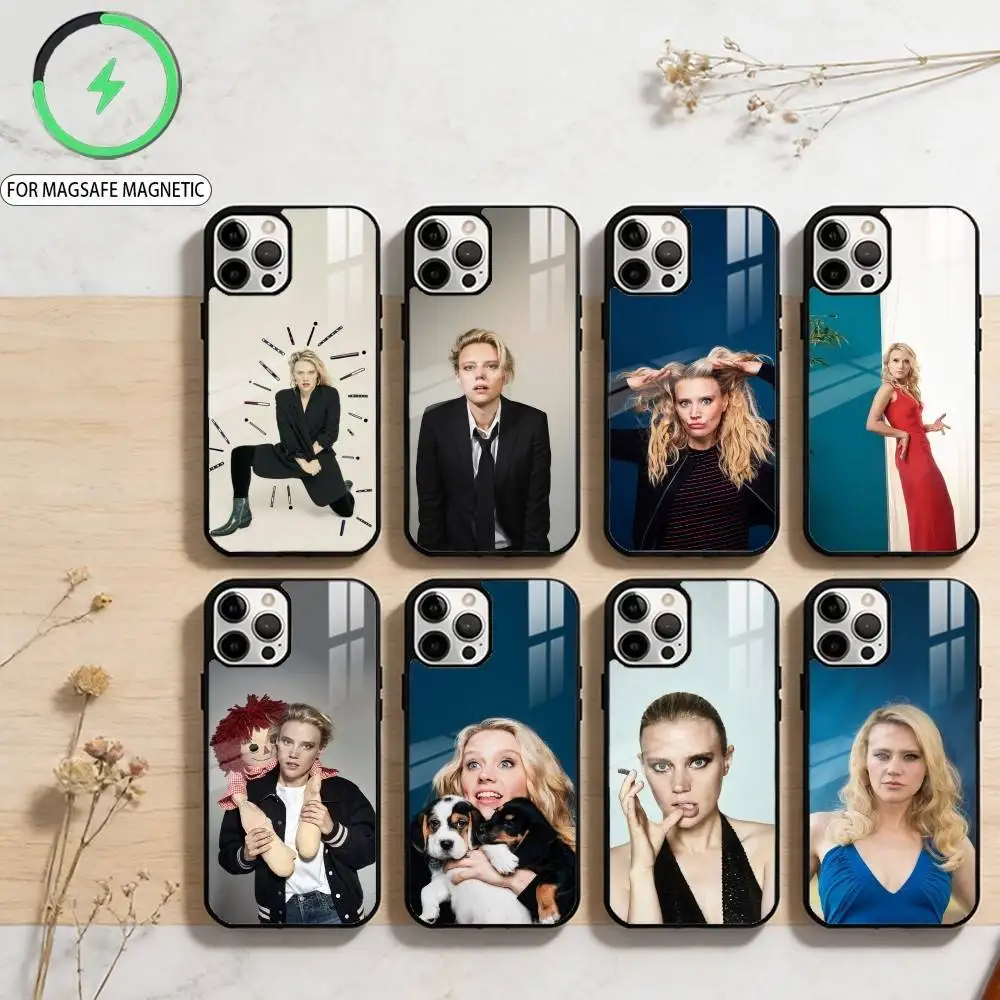 

K-Kate M-McKinnon Magnetic For Magsafe Wireless Charging Phone Case For iPhone17,16,15,14,13,12,11 Plus,Pro Max