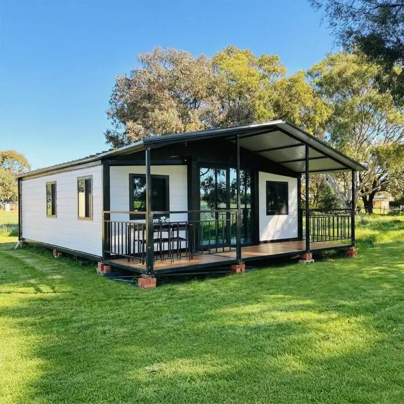 Container Houses For Living 3 Bedroom Luxury Portable Tiny Home Prefab Container Home Houses Movable Double-wing Expansion House