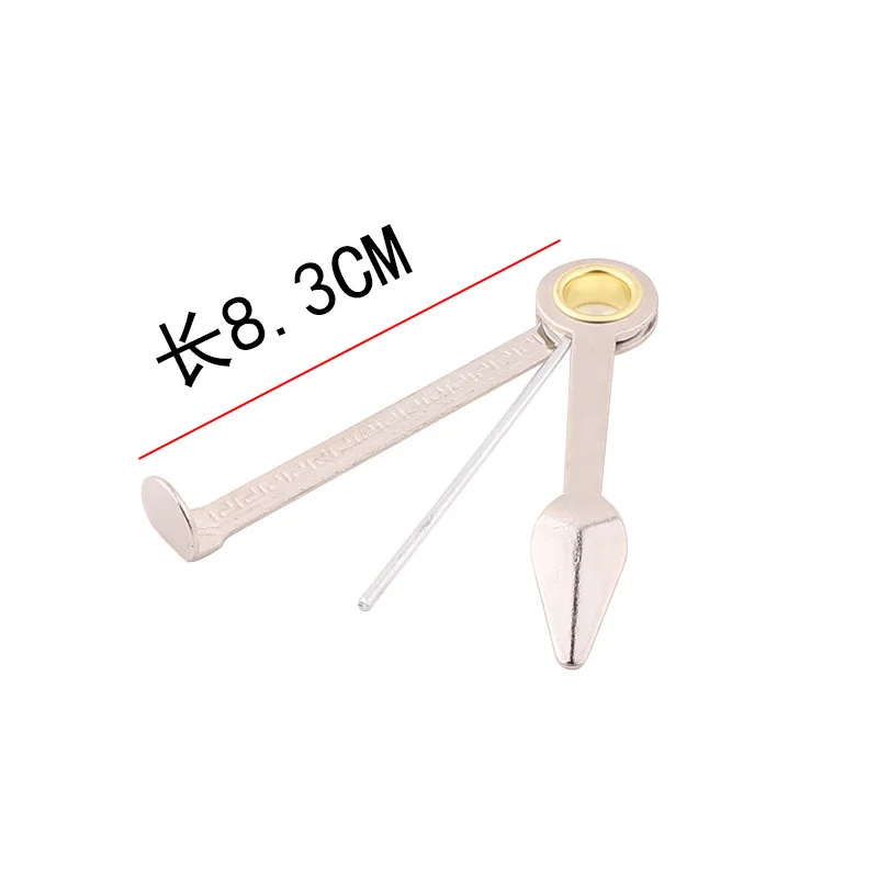 أداة أنابيب من الفولاذ المقاوم للصدأ للتدخين ، متعددة الوظائف ، مغرفة اختيار ، معدن عبث ، ملحقات للطاولة ، 3 في 1 ، 3 في 1