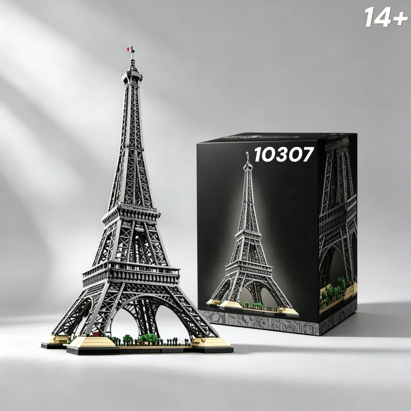 

10001Pcs Landmark Architecture Building Bricks Set 10307 Classic Tower Assembly Model Home Desktop Decoration Gift For Adults