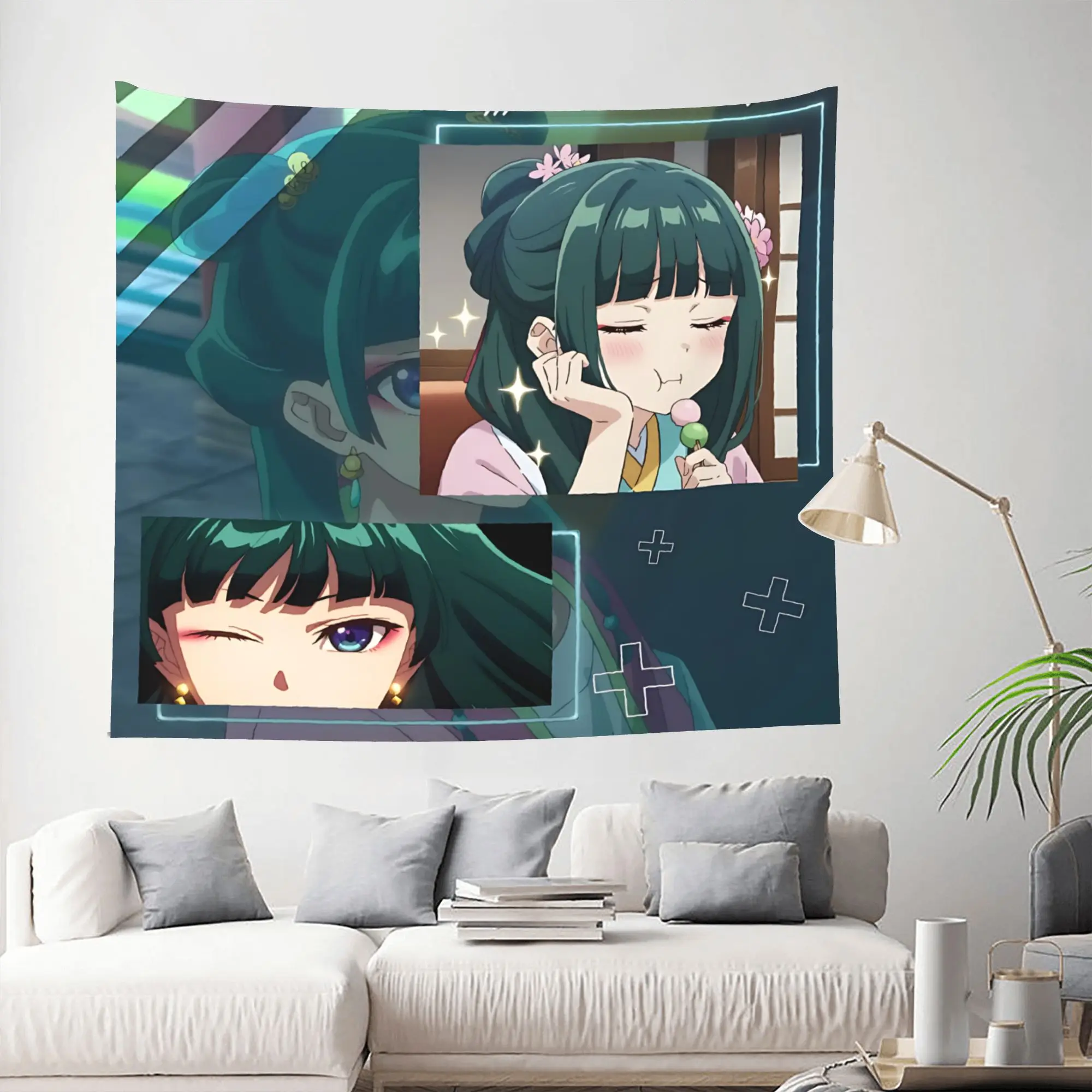 The Apothecary MAOMAO Customized Cutecore Tapestry  Wall Hanging Blanket Tapestry Home Decor Items Wall Decorations