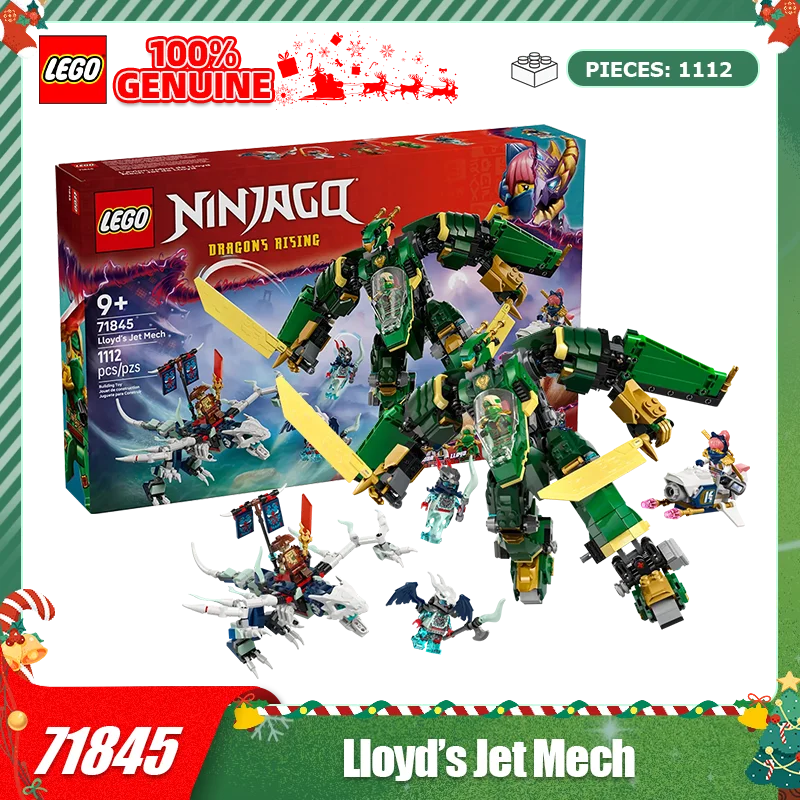 

LEGO Building Blocks Assemble Phantom Ninja 71845 Lloyd's Transformed Mech Boy Children's Toy Christmas Gift