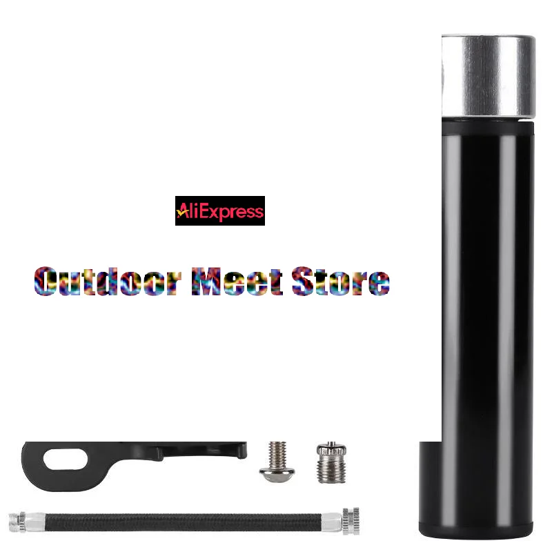 

Mini Aluminum Alloy Bicycle Pump Portable Silver Pump Road Mountain Bike Pump Riding Tire Filling Pump Riding Equipment Outdoor