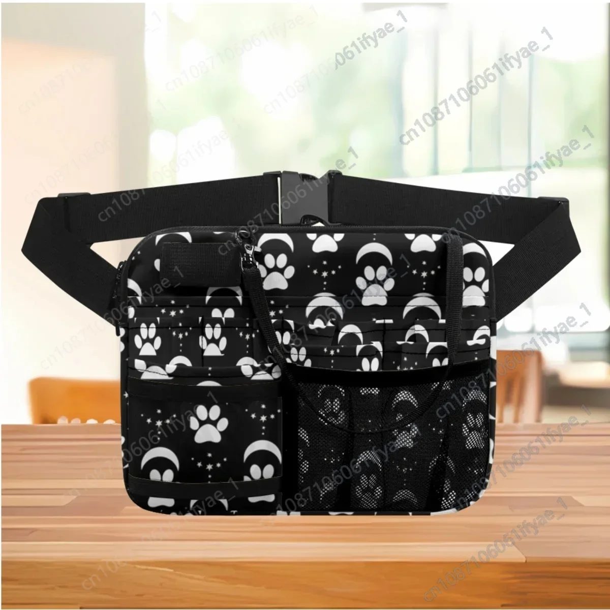 Multifunctional Waist Bags Large Capacity Belt Organizer Emergency Supplies Pouch Dog Paw Cute Ladies Nursing Fanny Pack 2023