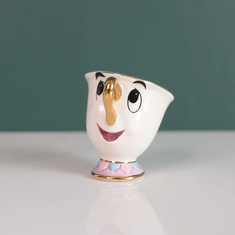 Disney Teapot Cute Cartoon Beauty And The Beast Coffee Pots Mug Mrs Potts Chip Cups Tea Cup Pots One Tea Sets Droshipping Gift