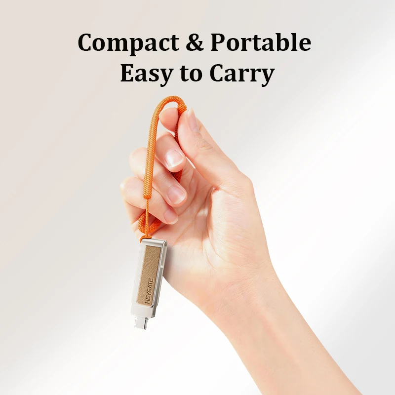 Картина 7: USB-флеш-накопитель HEYGATE Dual Drive USB 3.2 Gen1 OTG, флешка Type-C, высокоскоростная, 150 МБ/с, для ноутбуков, планшетов, телефонов