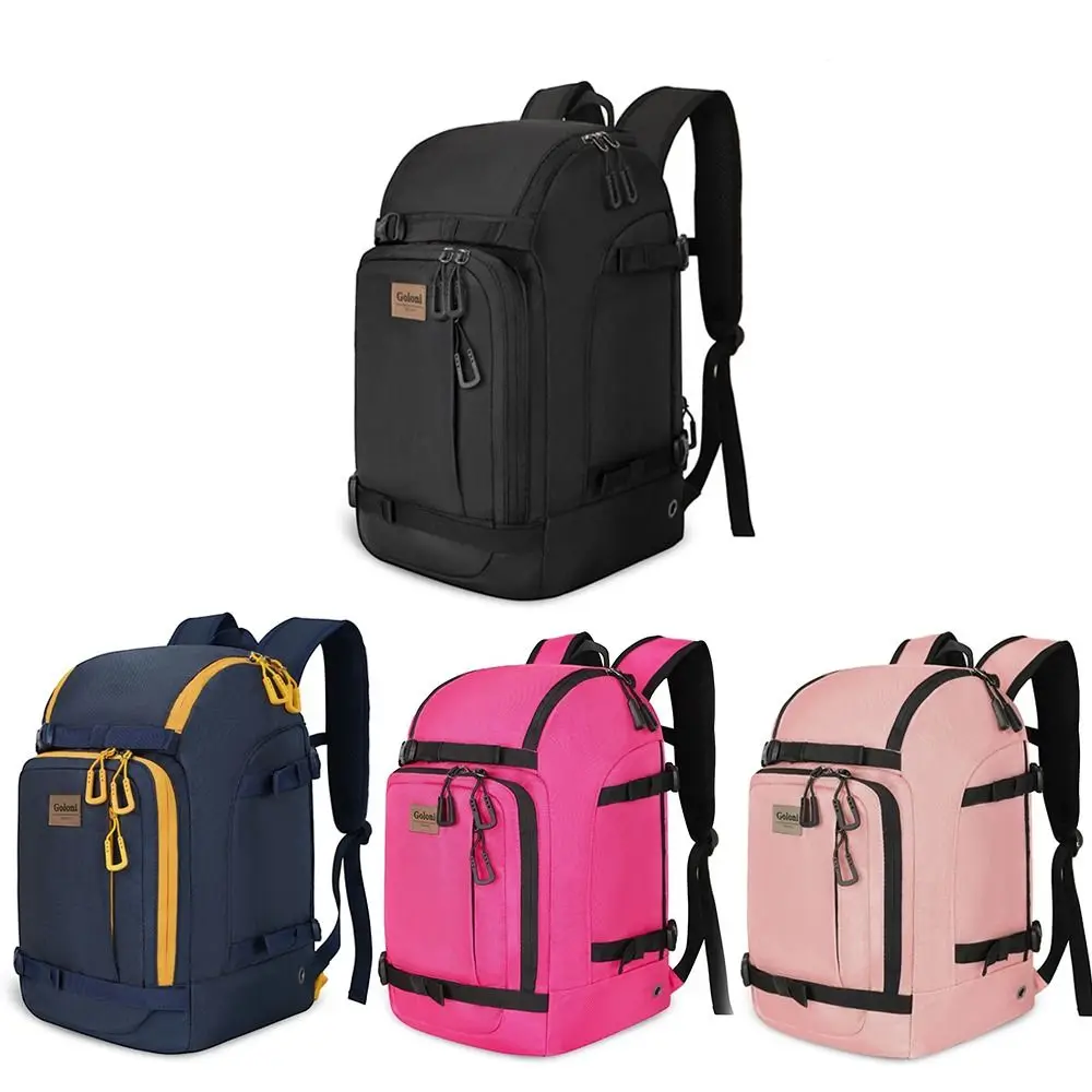 

50L Ski Boot Bag Large Capacity Waterproof Ski Bag Versatile Adjustable Travel Backpack for Helmet Ski Shoes Goggles