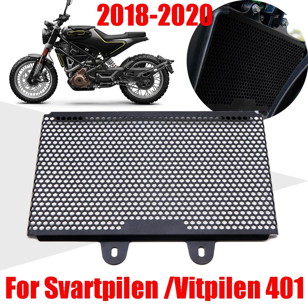 

For Husqvarna Svartpilen 401 Vitpilen 401 2018 2019 2020 Motorcycle Accessories Radiator Guard Protective Cover Grille Protector