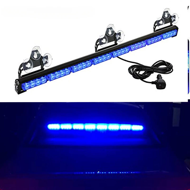 36-Inch 32 LED Traffic Consultant Light Bar Warning Emergency Strobe Lamp Directional Flashing Emergency Warning Lighting LED