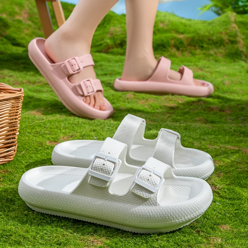 Pure Color Adjustable Buckle S - Mule Slip On recension och pris