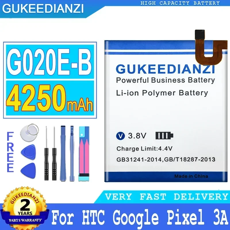 

High Capacity 4250mAh Replacement G020E-B Battery For HTC Google Pixel 3A Pixel 3lite Pixel 3 Lite