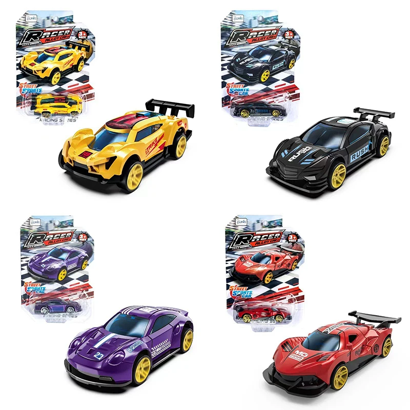 Neue Legierung Auto Kinder Mini Legierung Auto Schiebe Zurückziehen Sport Auto Racing Modell Set Spielzeug