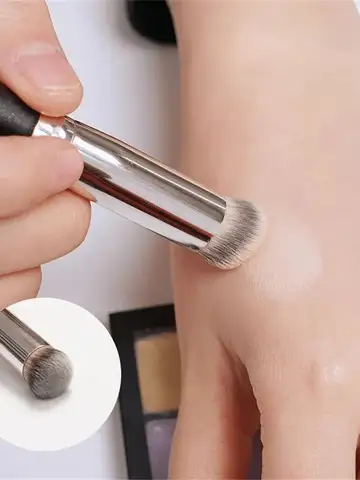 1/2/5 pcs Foundation Concealer Brush, Premium Contour Blusher Brushes, Flawless Under Eye Dense Face Makeup Brush For Blending