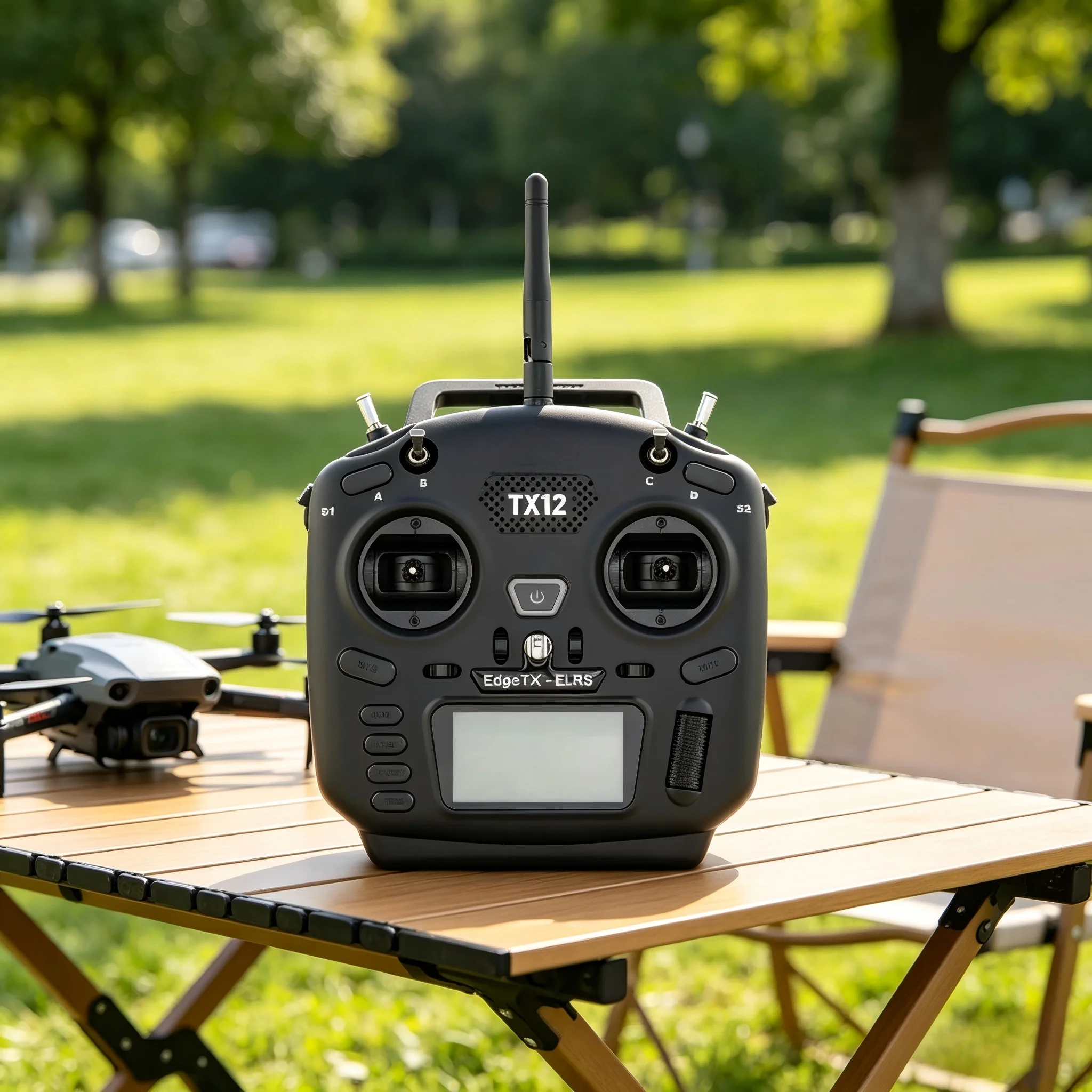 

16-канальный пульт дистанционного управления Hall Gimbal Mode 2 V4.0 для FPV дронов, квадрокоптеров, самолетов RC TX12 Mark II