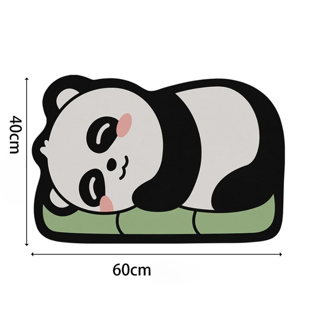 New Cute Diatom Super Absorbent Bathroom Mat Cartoon Non-slip mud Toilet Mat Quick Drying Bathroom Mat Floor Mat