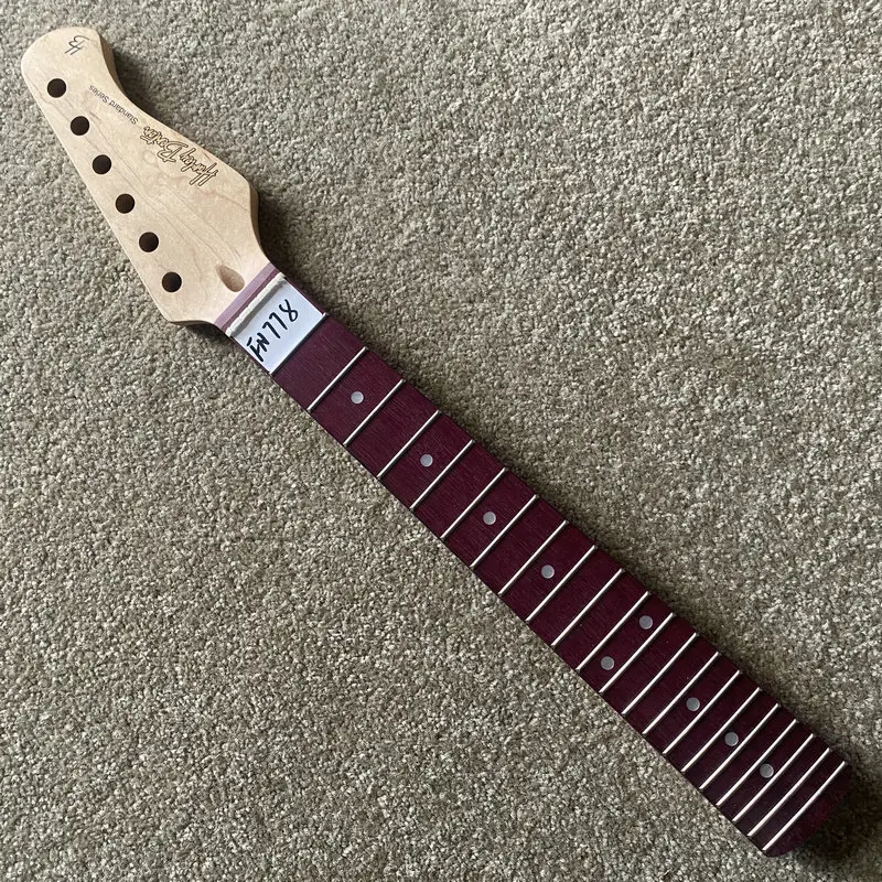 FN778  496mm Scales Length Mini Electric Guitar Neck Maple+Rosewood 21 Frets for Tremolo Guitar Replace and DIY HarleyBenton