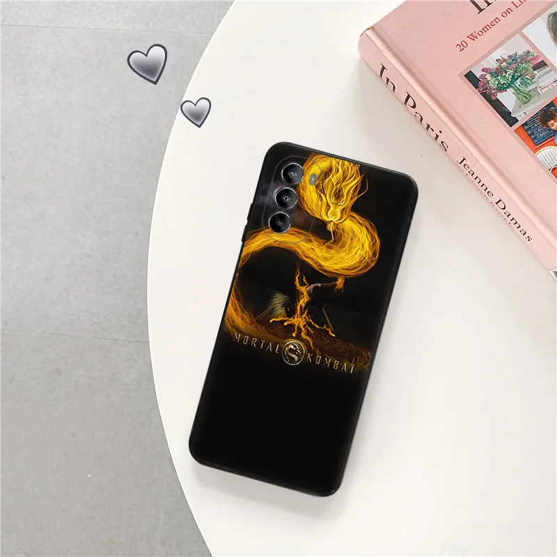 Ultra Thin Black Phone Case for Motorola G9 Edge 20 30 40 G50 G51 G60 G71 G22 G32 G52 G72 G53 G73 Mortal Kombat Cover