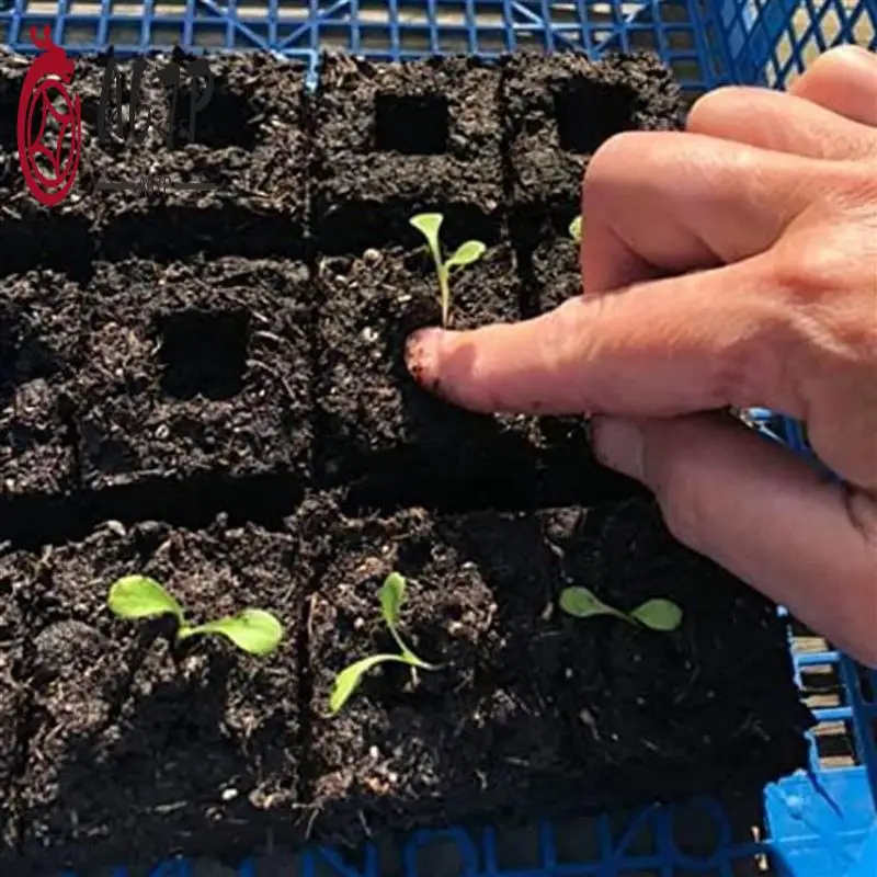 

A67P-Handheld Seedling Soil Block Maker 20-Cell Steel Soil Blocking Tool With Handle Garden Blocking Tools